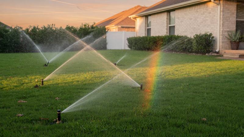 Dry spots and uneven watering in Kyle